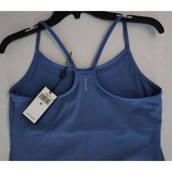 Ralph Lauren RLX Women Sz M Blue Racerback Athletic Golf/Tennis Skort Dress $198 - Picture 13 of 15